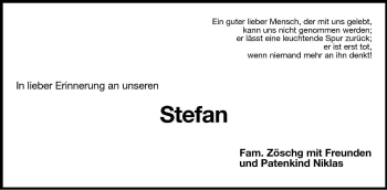 Traueranzeige von Stefan  von Dolomiten