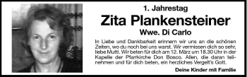 Traueranzeige von Zita Di Carlo von Dolomiten