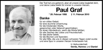 Traueranzeige von Paul Graf von Dolomiten