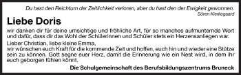 Traueranzeige von Doris  von Dolomiten