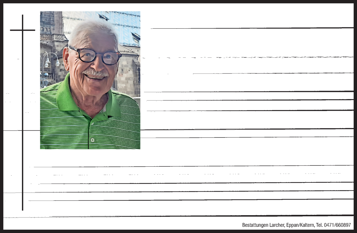  Traueranzeige für Peter Kompatscher vom 04.06.2025 aus Dolomiten